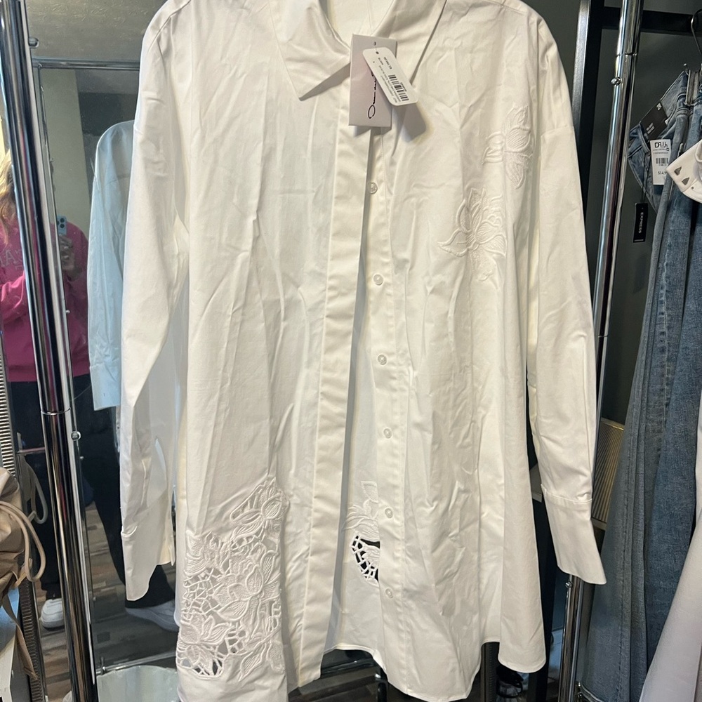 Marissa Collections blouse. White Size 12